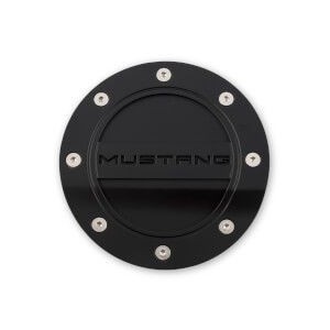 FORD MUSTANG 2015-2023 All Blk Fuel Door DRAKE MUSCLE CARS FR3Z-6640526-MA