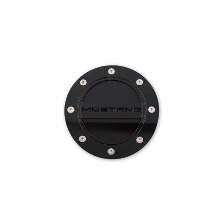FORD MUSTANG 2015-2023 All Blk Fuel Door DRAKE MUSCLE CARS FR3Z-6640526-MA