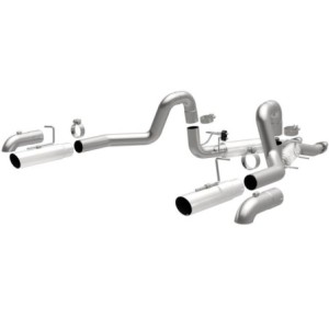 63.5mm (2.5 pouces) FORD MUSTANG 1987-1993 V8 GT 5.0 LIGNE D ECHAPPEMENT ACIER INOXYDABLE DOUBLE SORTIES ARRIERE COUDE 2.5 POUCE