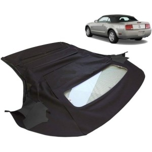 FORD MUSTANG 2005-2014 CABRIOLET CAPOTE NOIR AVEC VITRE CHAUFFEE Top Convertible black Top With Window Defroster