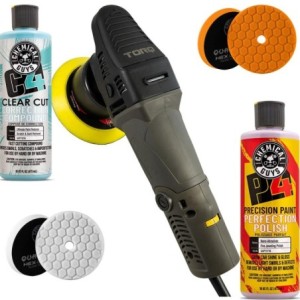 KIT POLISSEUSE ORBITALE AVEC TAMPONS DE POLISAGE Chemical Guys TORQX Polisher Kits POLISHER-KIT