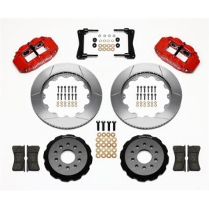 FORD MUSTANG 2005-2014 V6 227 245 V8 281 302 330 355 KIT GROS FREINS AVANT SUPERLITE 6 PISTONS ROUGE Wilwood Forged Narrow Super