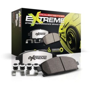 FORD MUSTANG 2005-2010 V6 245 V8 281 KIT DE PLAQUETTES DE FREIN AVANT EN CARBONE CÉRAMIQUE PowerStop Z26 Street Warrior Brake Pa