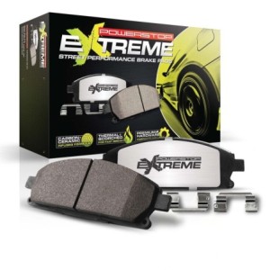 FORD MUSTANG 2005-2010 V6 245 V8 281 KIT DE PLAQUETTES DE FREIN AVANT EN CARBONE CÉRAMIQUE PowerStop Z26 Street Warrior Brake Pa