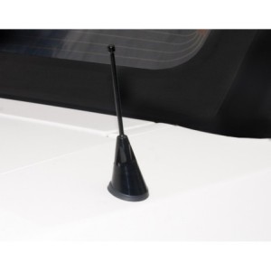 FORD MUSTANG 2010-2014 ANTENNE ALUMINIUM NOIR Billet antenna black SCOTT DRAKE AR3Z-18813-BLK