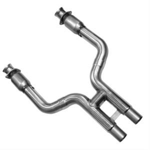 FORD MUSTANG 2011-2014 V8 330 355 GT500 H-PIPE EN INOX AVEC CATALYSEUR KOOKS Exhaust Crossover Pipes11423600