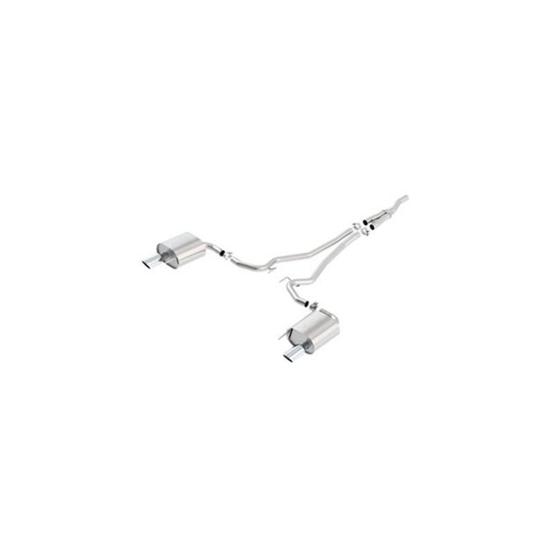 FORD MUSTANG 22015-2019 ECOBOOST 2.3L LIGNE D’ÉCHAPPEMENT APRÈS CATALYSEURS BORLA 140585