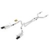 FORD MUSTANG 2011-2012 BOSS 302 GT V8 5.0L LIGNE D’ÉCHAPPEMENT APRÈS CATALYSEUR ATAK BORLA 140372BC