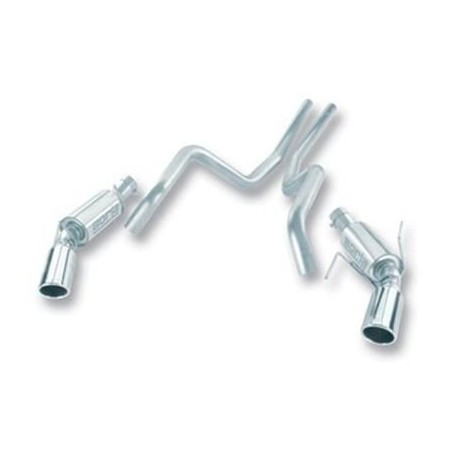 FORD MUSTANG 2005-2009 GT500 LIGNE D’ÉCHAPPEMENT APRÈS CATALYSEURS S TYPE BORLA 140135