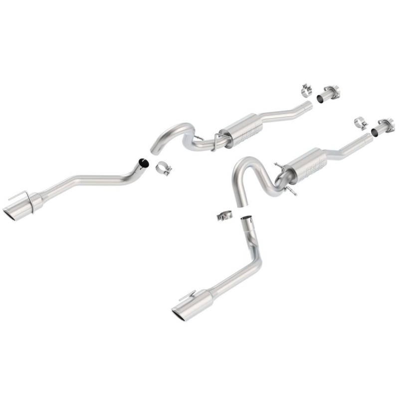 FORD MUSTANG 1999-2004 GT V8 4.6L LIGNE D’ÉCHAPPEMENT APRÈS CATALYSEURS S-TYPE BORLA 140067