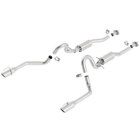 FORD MUSTANG 1999-2004 COBRA V8 4.6L 5.4L LIGNE D’ÉCHAPPEMENT APRÈS CATALYSEURS S-TYPE BORLA 140052