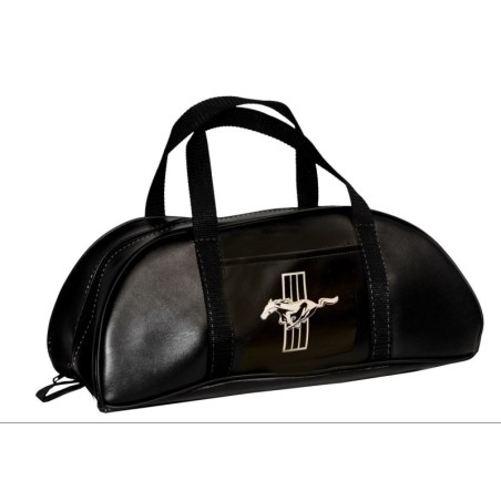 FORD MUSTANG 1964-2015 SAC LARGE AVEC EMBLEME MUSTANG CHEVAL AU GALOP Tote bag large black with emblem SCOTT DRAKE TB-FM-BK-E