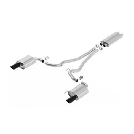 FORD MUSTANG 2015-2017 GT 5.0L LIGNE D’ÉCHAPPEMENT APRÈS CATALYSEURS TOURING BORLA 1014040BC