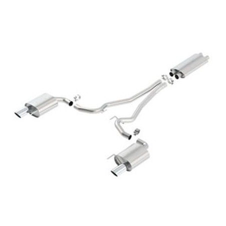 FORD MUSTANG 2015-2017 GT 5.0L LIGNE D’ÉCHAPPEMENT APRÈS CATALYSEURS TOURING BORLA 1014040