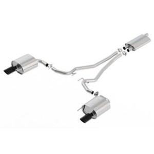 FORD MUSTANG 2015-2019 ECOBOOST 2.3L LIGNE D’ÉCHAPPEMENT APRÈS CATALYSEURS TOURING BORLA 1014039BC