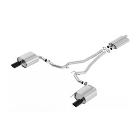 FORD MUSTANG 2015-2019 ECOBOOST 2.3L LIGNE D’ÉCHAPPEMENT APRÈS CATALYSEURS TOURING BORLA 1014039BC