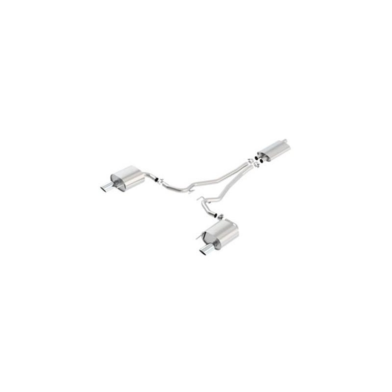 FORD MUSTANG 2015-2019 ECOBOOST 2.3L LIGNE D’ÉCHAPPEMENT APRÈS CATALYSEURS TOURING BORLA 1014039