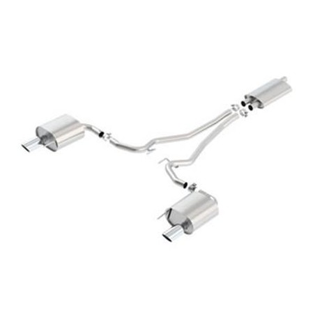 FORD MUSTANG 2015-2019 ECOBOOST 2.3L LIGNE D’ÉCHAPPEMENT APRÈS CATALYSEURS TOURING BORLA 1014039
