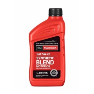 FORD MUSTANG 2011-2017 V6 3.7 V8 302 SANS OPTION TRACK PACK HUILE SYNTHÉTIQUE 946 ML SAE 5W20 API GF 6A Motorcraft Engine Oil XO